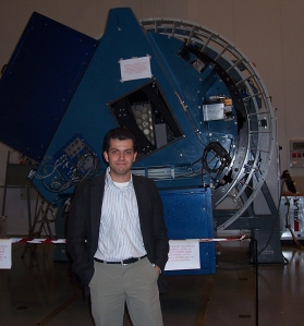 Fernando en el Gran telescopio de Canarias